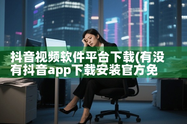 抖音视频软件平台下载