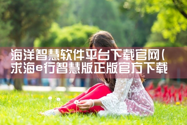 海洋智慧软件平台下载官网