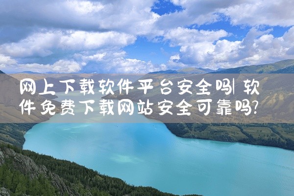 网上下载软件平台安全吗